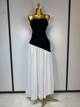 Sexy Strapless Backless Patchwork Maxi Long Bodycon Bandage Dress 2025 Celebrity  Elegant Evening Party Luxury Birthday Dress